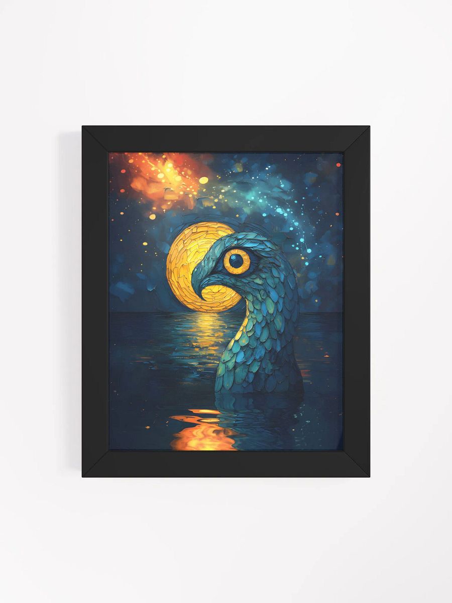 Framed wall art titled 'Bathing Pheonix' product image (3)