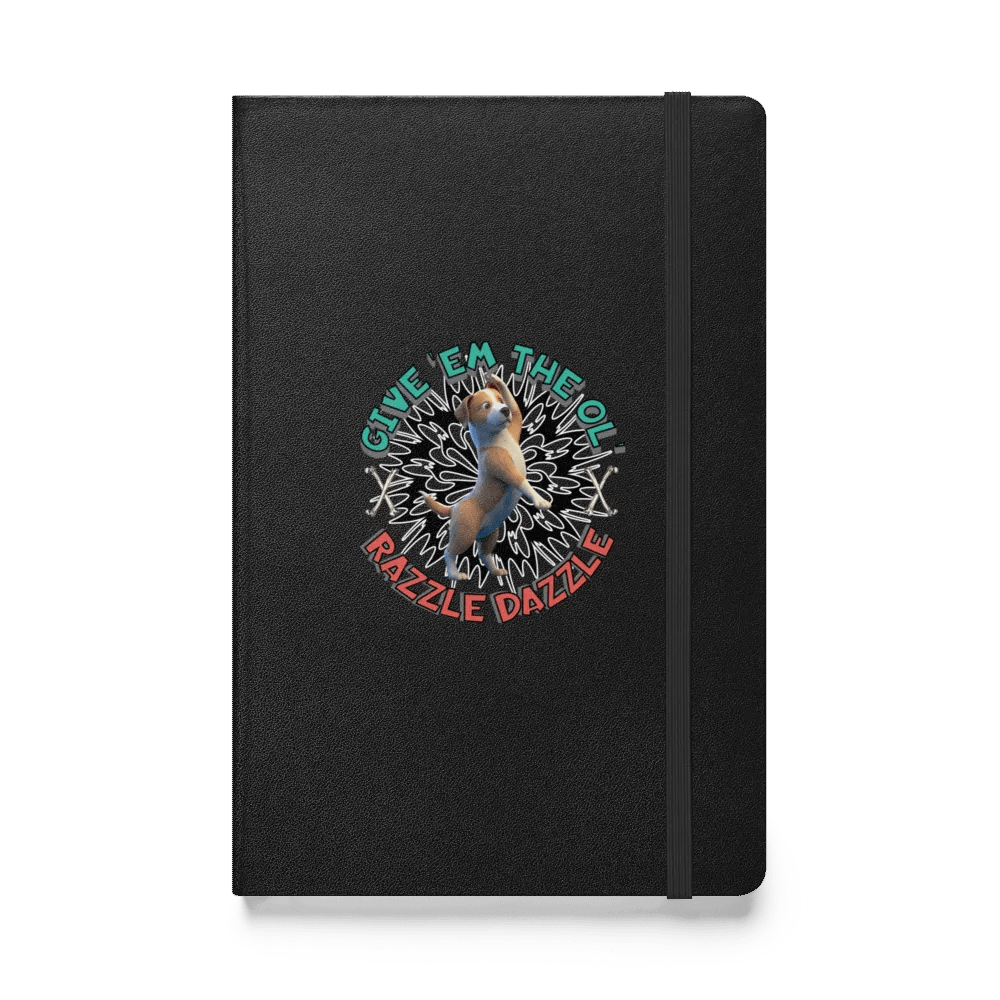 Razzle Dazzle Dog Hardcover Journal product image (1)