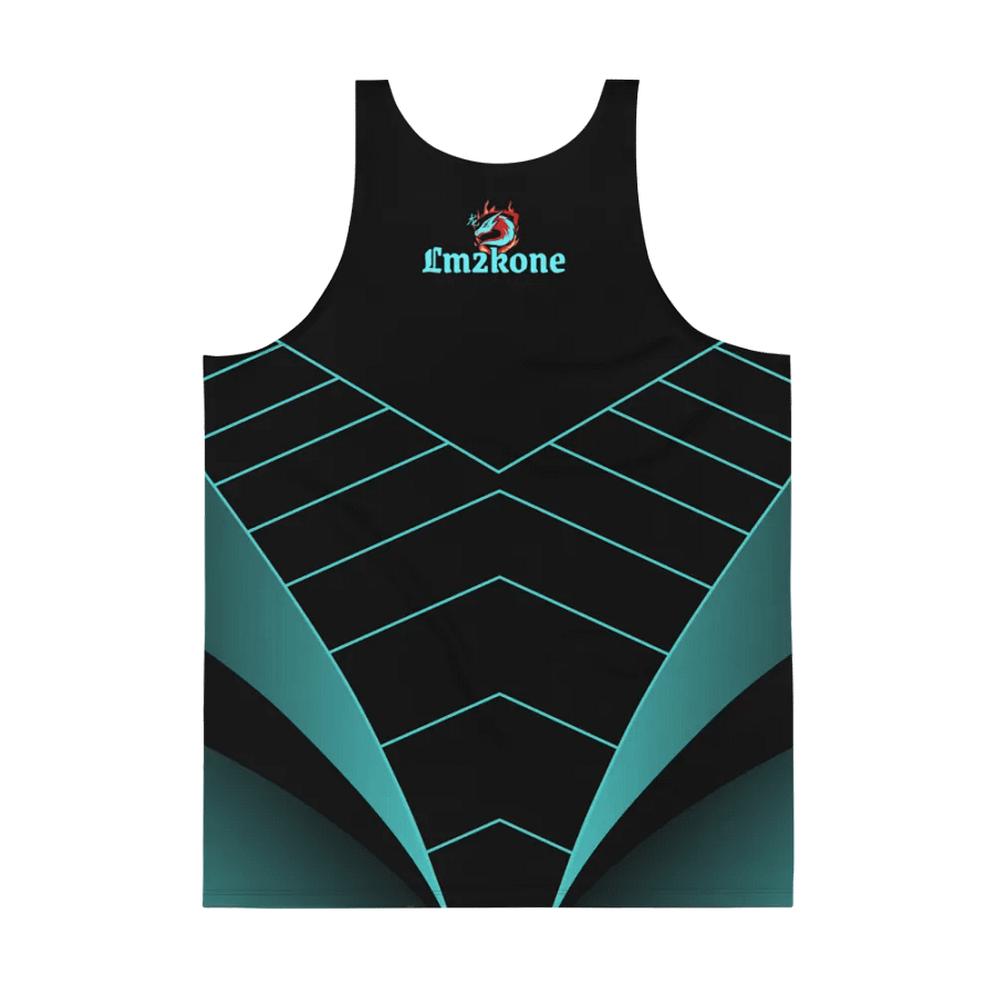 LM2Kone cyan - Customizable Tank Top - 5% elastane product image (6)