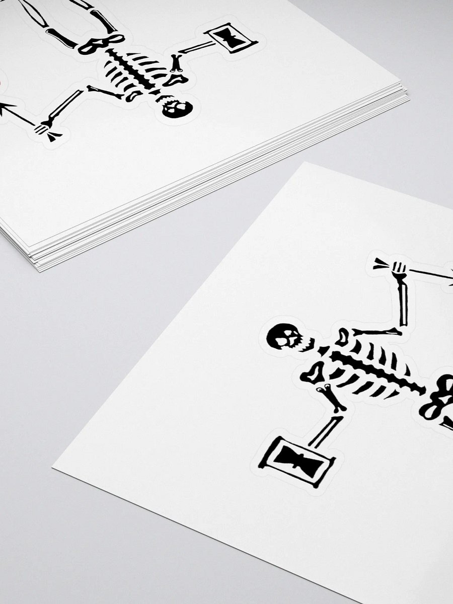 Skeleton Stabbing A Heart Stickers product image (11)