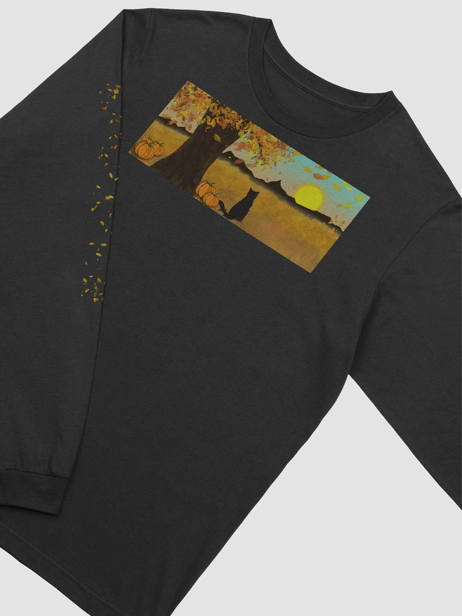 Fall Cat Long Sleeve Tee product image (4)