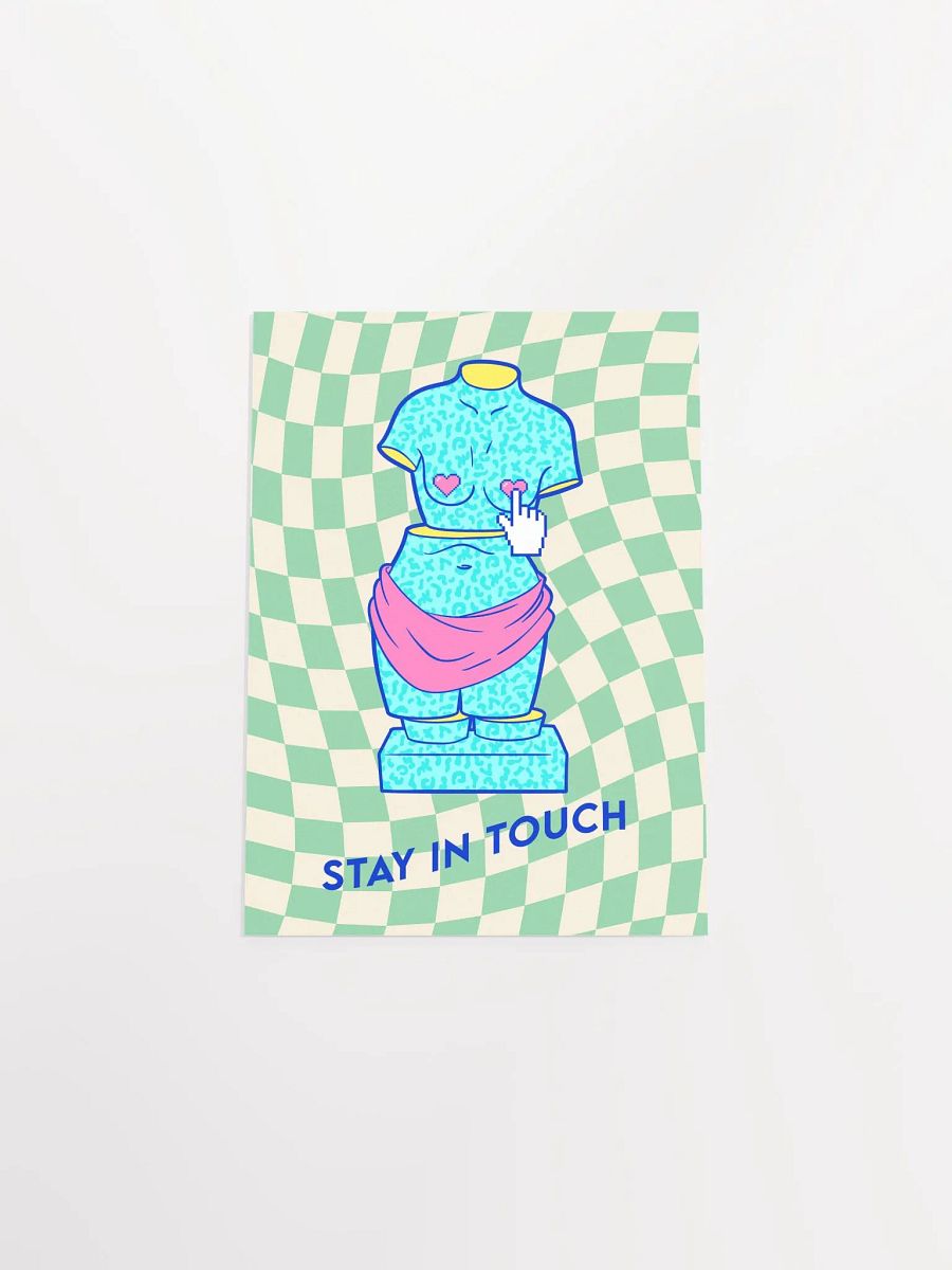 Retrowave poster/Vaporwave print: Stay In Touch. Aphrodite, Venus de Milo — anime poster, aesthetic poster, video game poster, 90s decor product image (10)