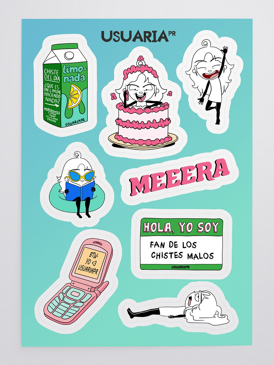 Usuariapr Sticker Sheet 2 product image (4)