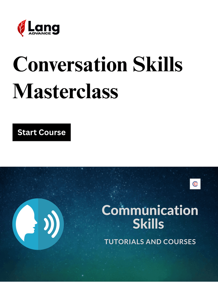 Conversation Skills Masterclass - Communication Skills product image (1)