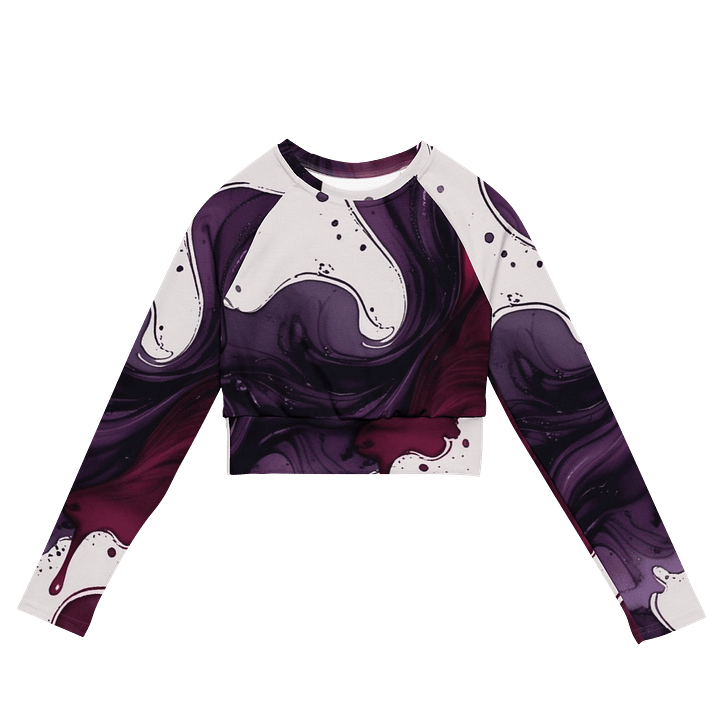 Blackberry Merlot Swirl Crop Top product image (1)