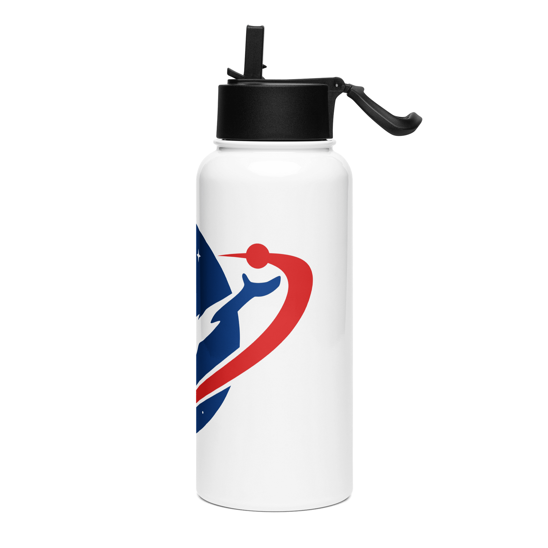 Stainless Steel Water Bottle with Straw – 32oz (950ml) product image (3)