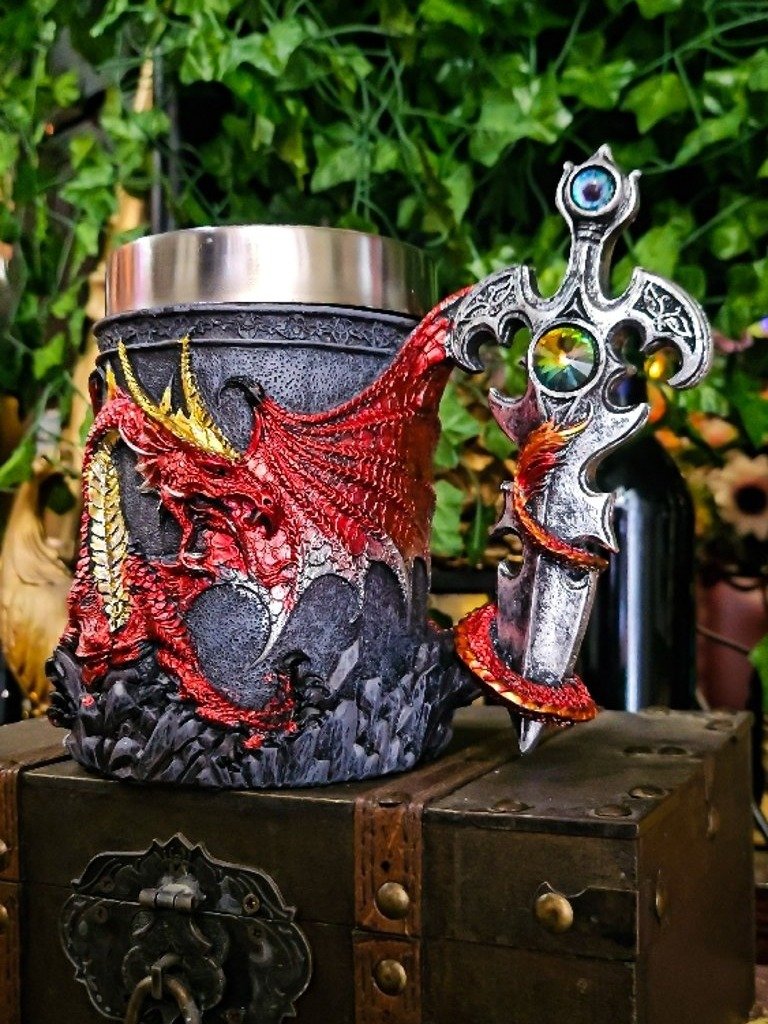 The Armored Kingdom Red Sentinel Dragon Mug product image (4)