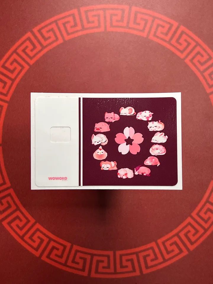 Sleepy Zodiac Animals - Card Skin product image (1)