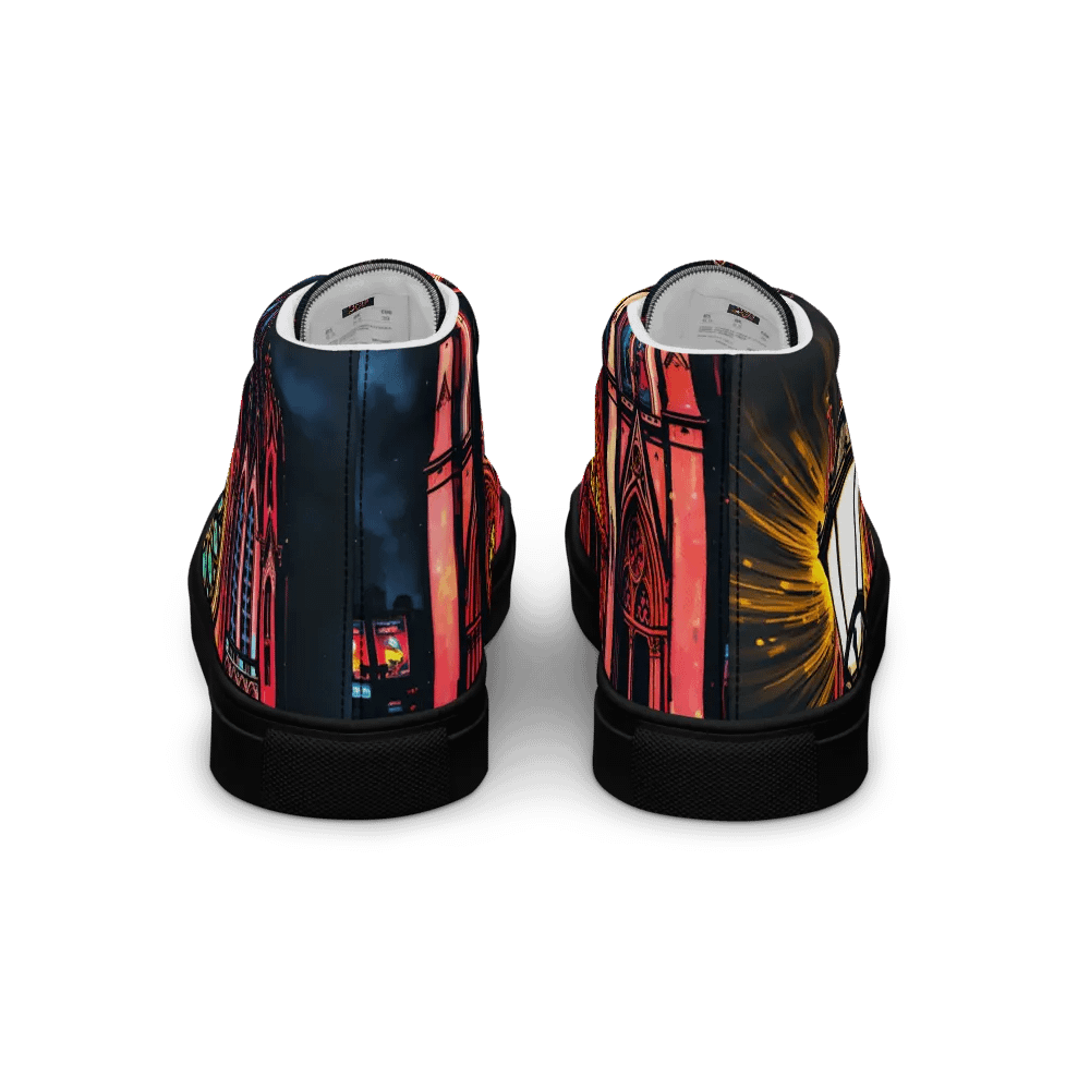 Gothic Cathedral Illumination Women's High Top Shoes product image (4)