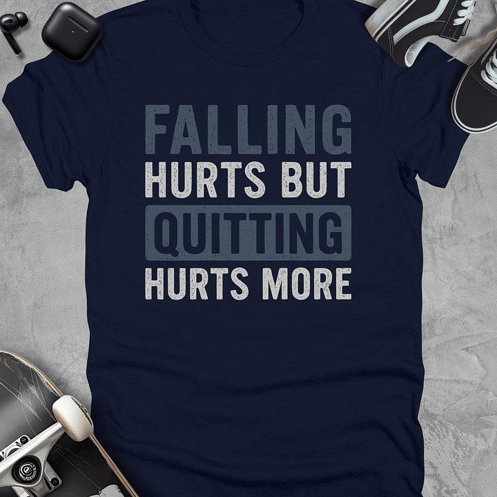 Falling hurts, Skateboarding t-shirt, Unisex product image (1)
