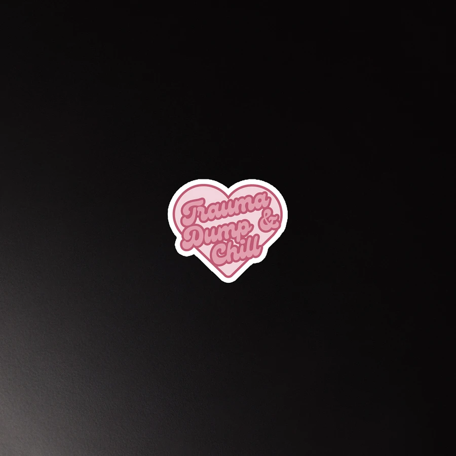 Trauma Dump & Chill Heart Magnets product image (3)