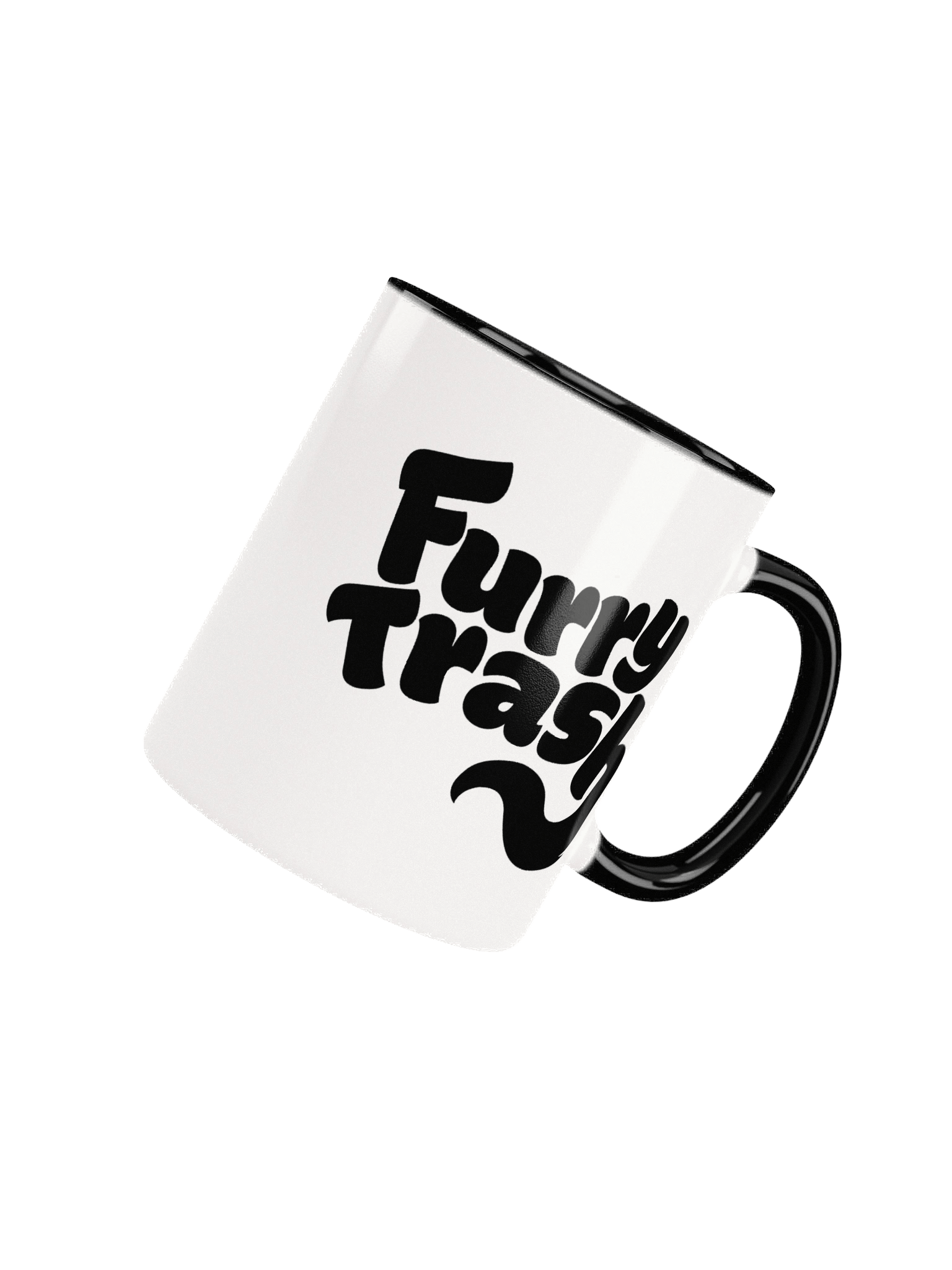 Furry Trash Mug - Bubble Logo (Black) product image (64)