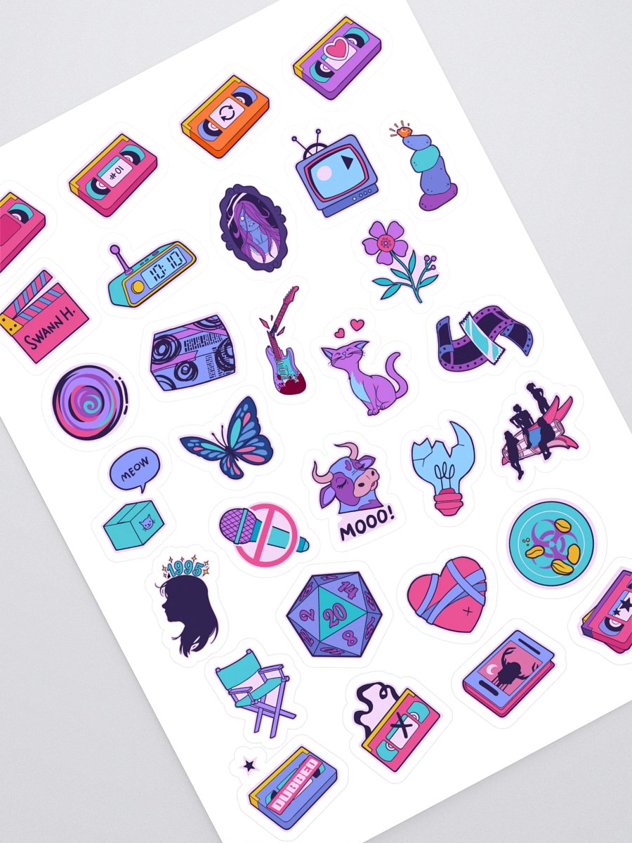 Lost Records: Bloom & Rage Tape 1 Trophies Stickers product image (1)