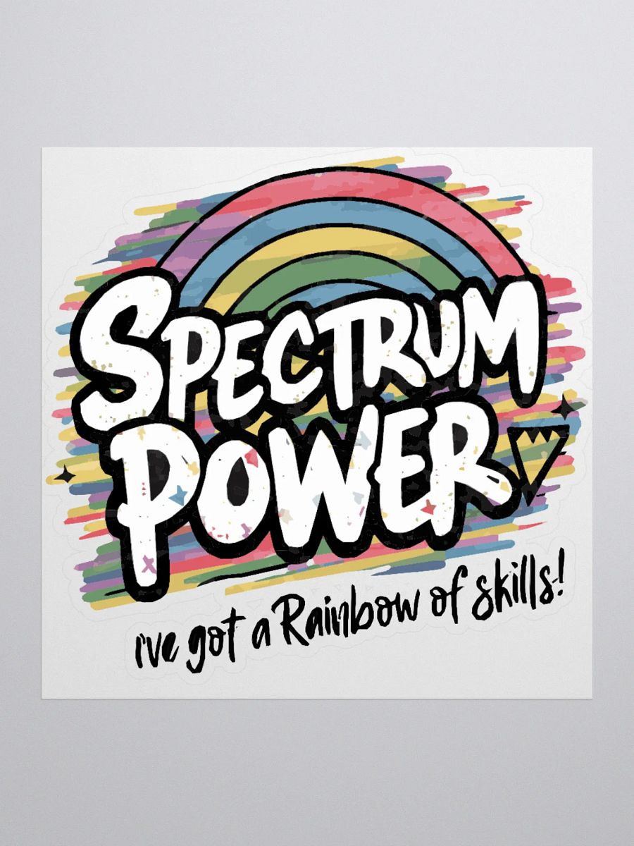 Spectrum Power I've Got A Rainbow Of Skills Sticker product image (1)