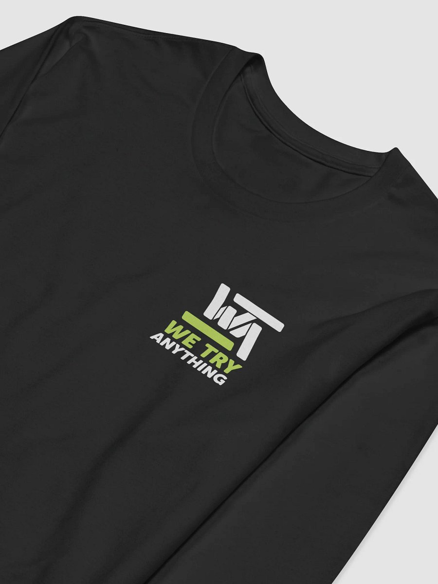 WE TRY ANYTHING Branded Premium Long Sleeve Crew product image (3)