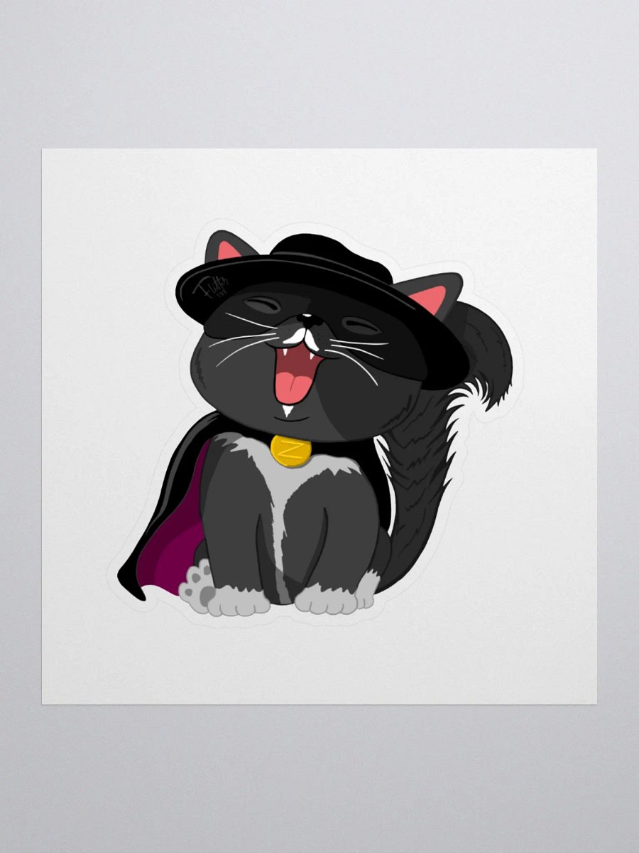 Zorro Cat Sticker product image (1)