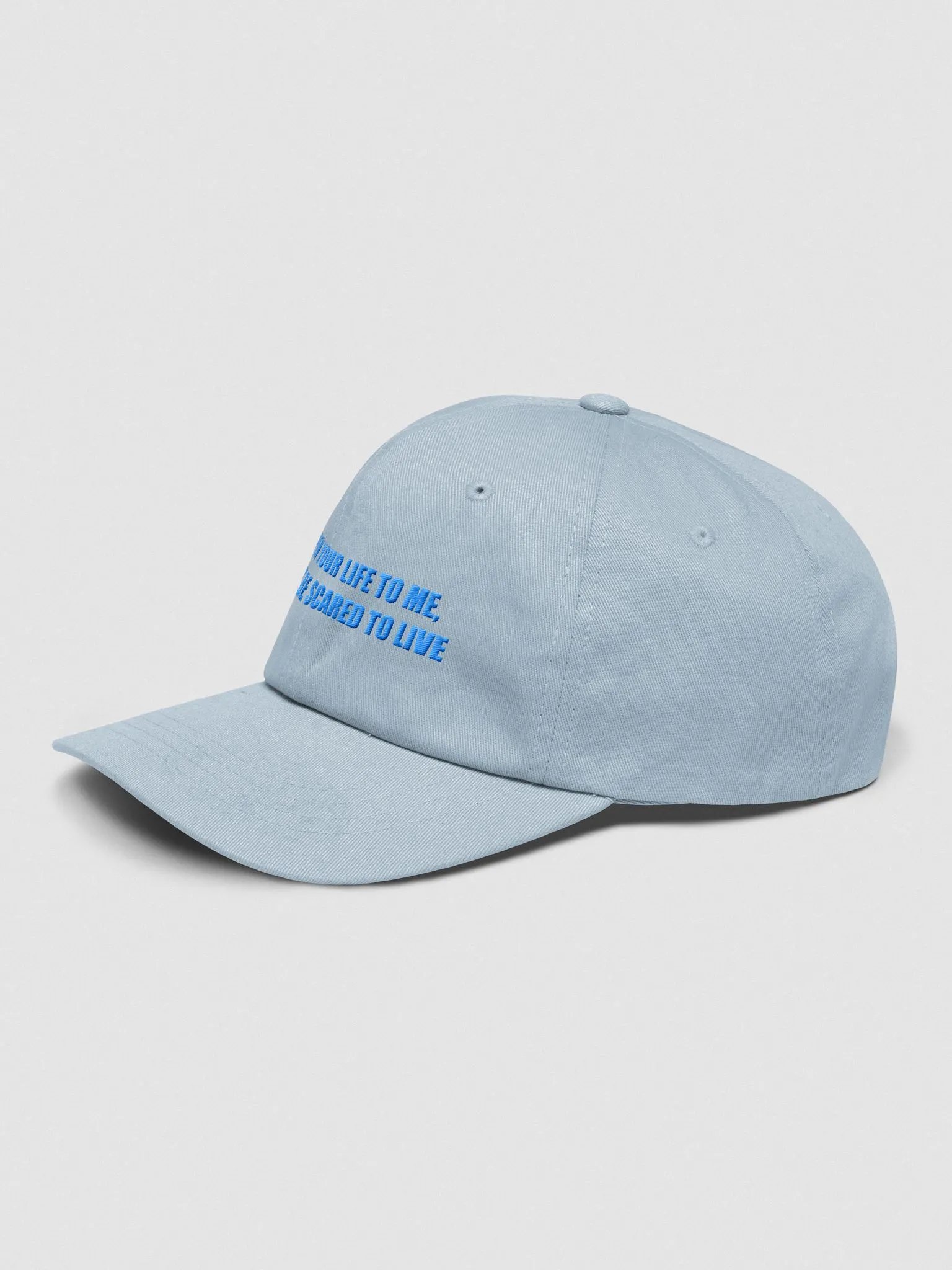 Open Your Life to Me, Don't Be Scared To Live Hat (Embroidery) product image (35)
