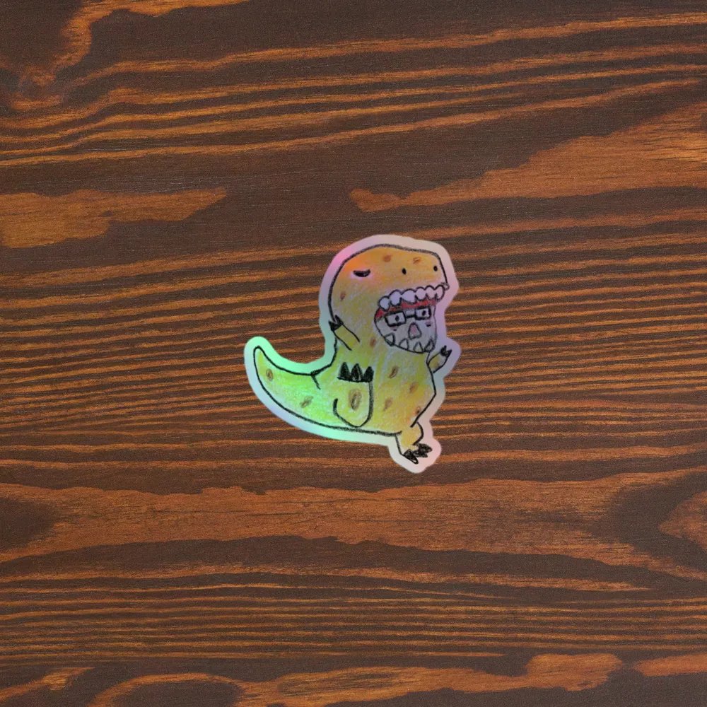 Kotasaurus Holo Sticker product image (3)