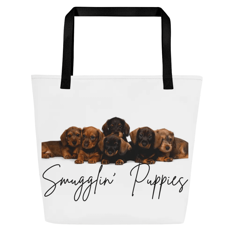 Smugglin' Puppies Tote Bag product image (1)