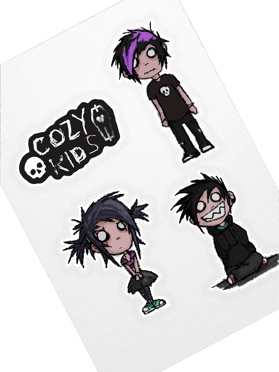 Cozy Kids Sticker Sheet product image (1)