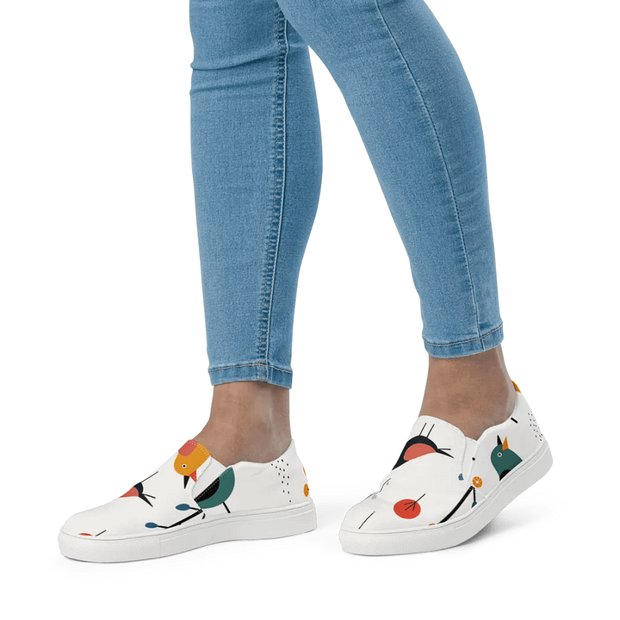 WOMEN'S SLIP-ON CANVAS SHOES 🐦‍⬛ Sweet Bird Harmony product image (5)