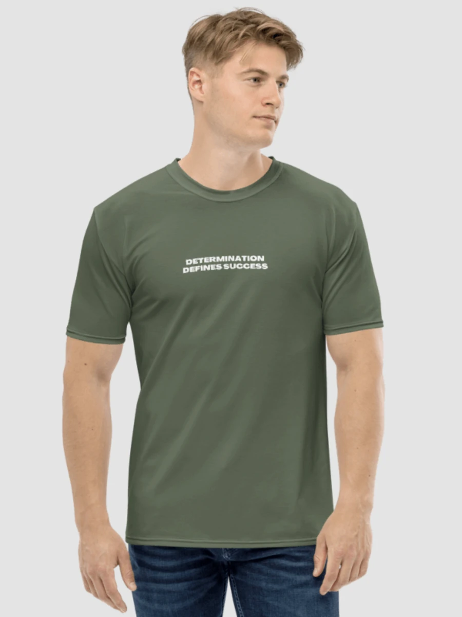 Determination Defines Success T-Shirt - Army Green product image (3)