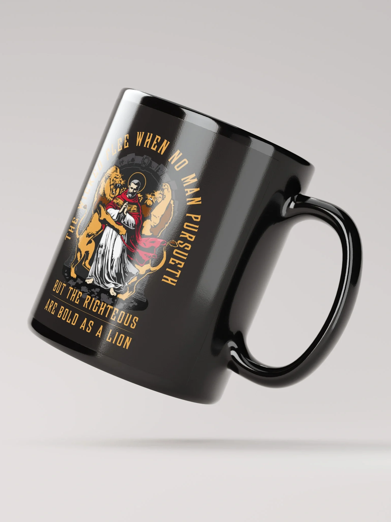 The rigtheous are BOLD as a LION - Mug product image (2)