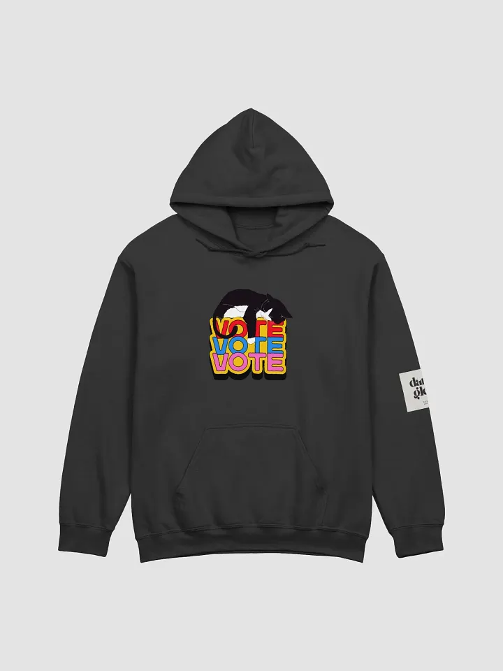 Vote Cat Slumbering Classic Hoodie product image (1)