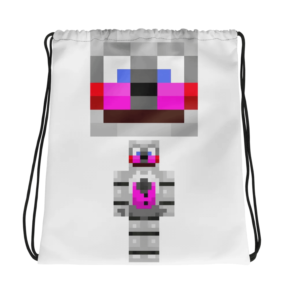Funtime3Freddy3 Minecraft Skin Drawstring Bag product image (1)