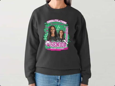 Mint Green & Pink Graduation Flyer Template | Editable Class of 2025 Canva Design | Senior Poster with Photo | Girl Grad Party Sign product image (5)