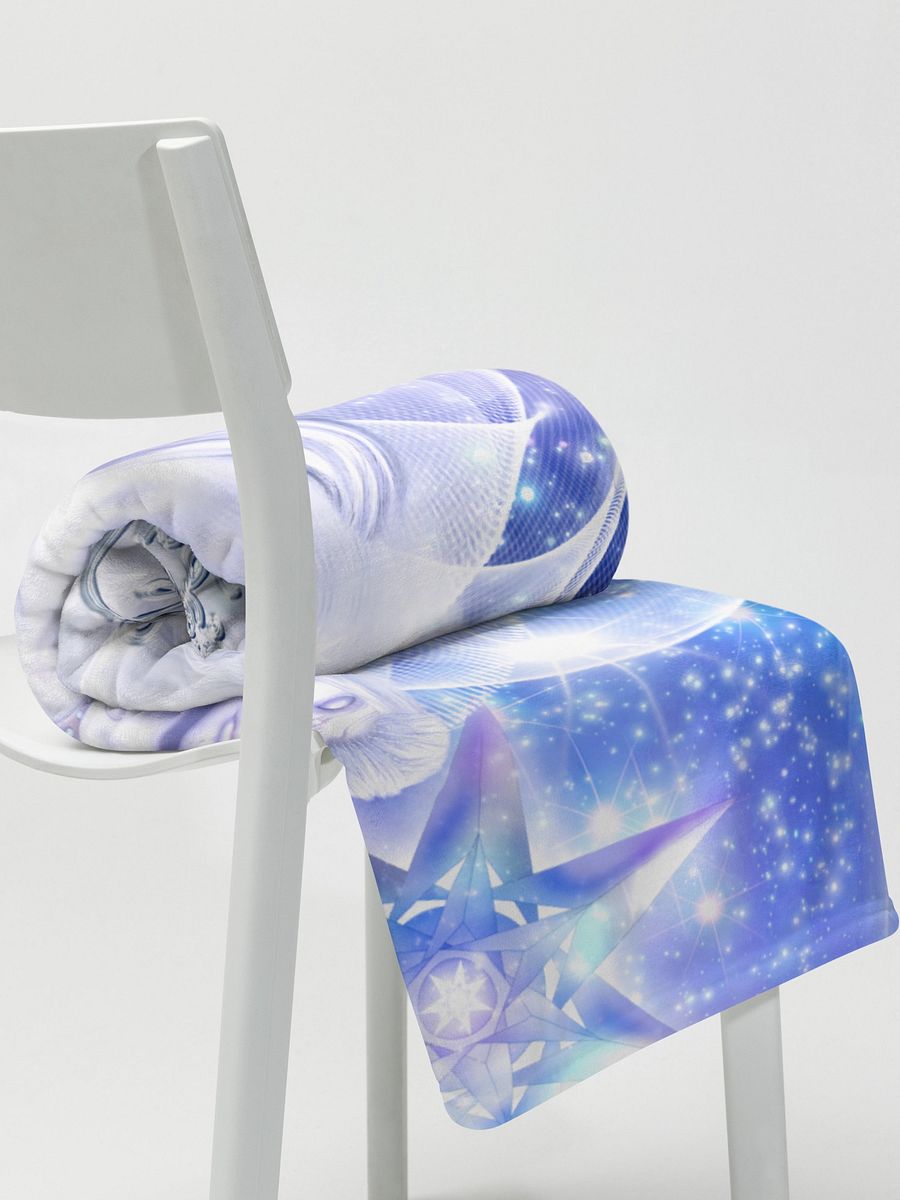 Pleiades Star Angel Light-Tech Fleece Blanket product image (7)
