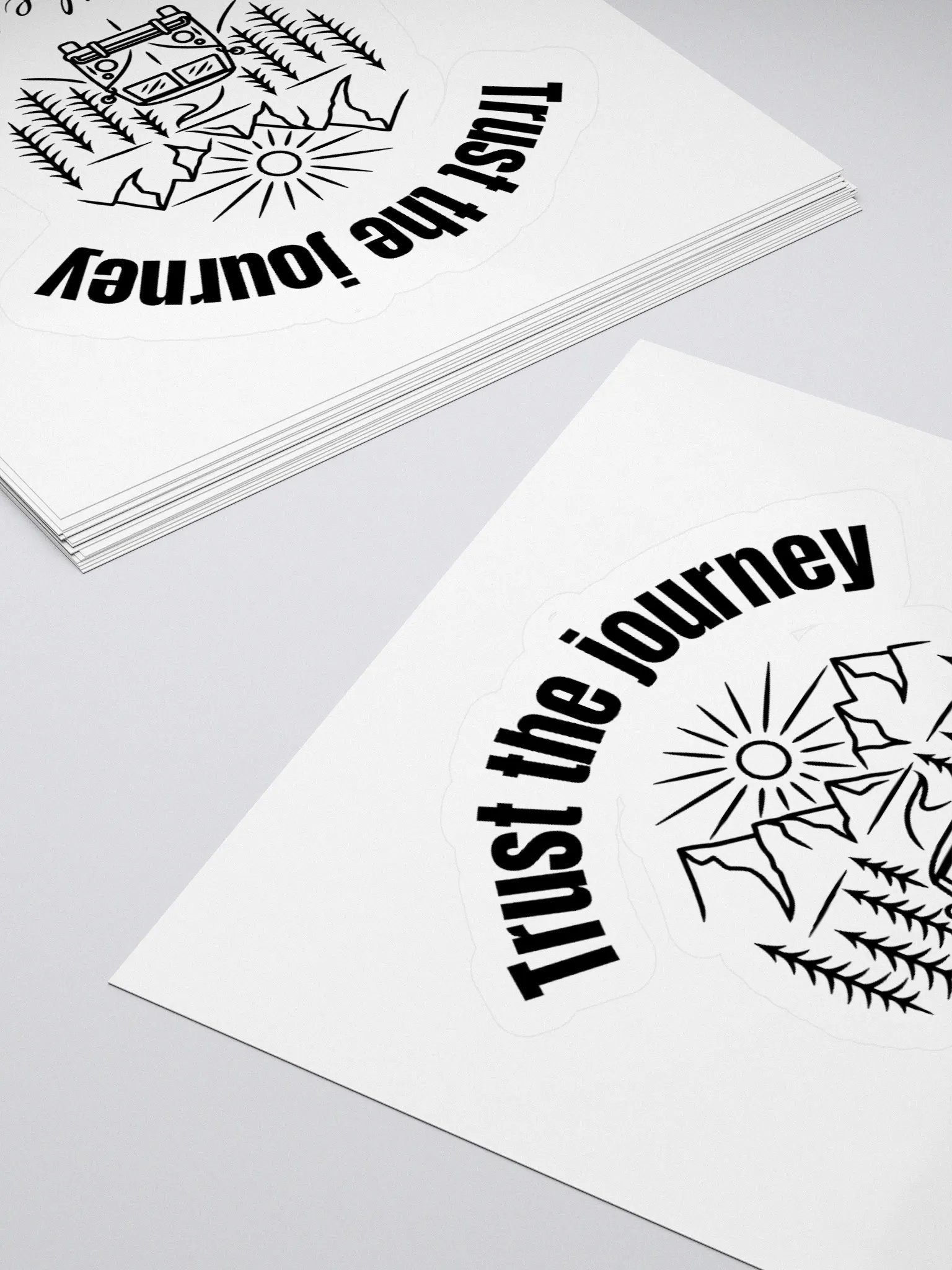 'Trust the Journey' Sticker product image (4)