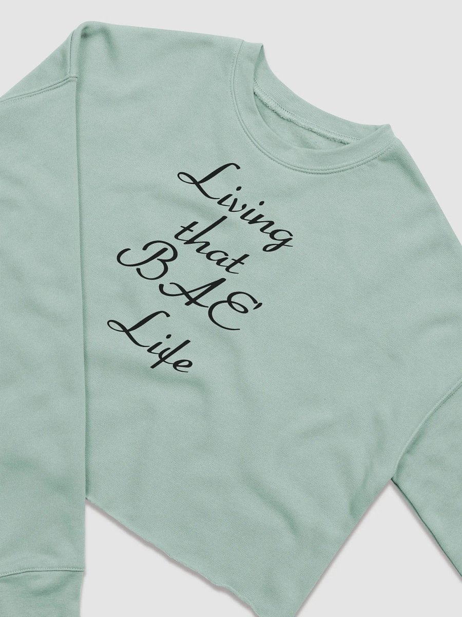 BAE Life Cursive Crop Sweatshirt product image (5)