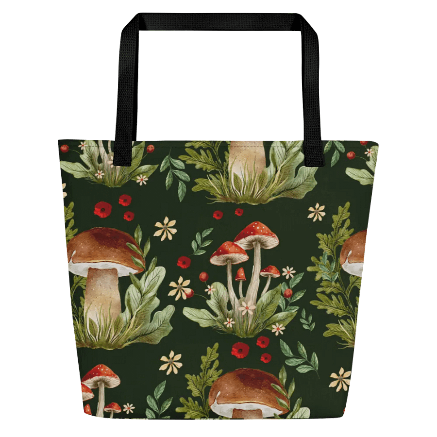 Mushroom Delight Tote Bag w/ Inside Pocket product image (1)