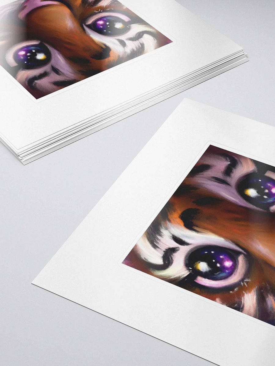 Cute Galactic Tiger Delta Sticker product image (5)