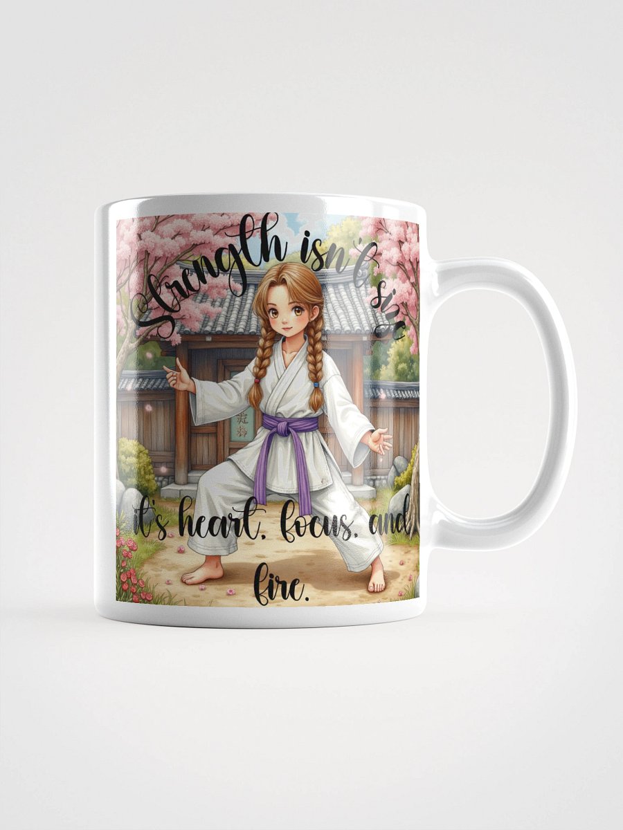 Focused Warrior – Purple Belt Girl in Stance product image (1)