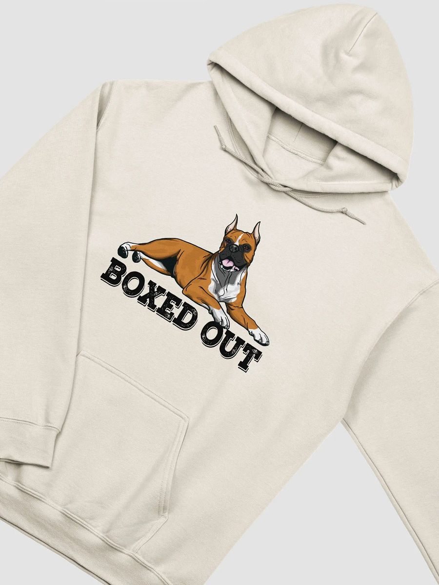 Boxed Out Hooded Sweatshirt of a Boxer Dog(Cropped) | Funny Hoodie for Boxer Paw-rents product image (22)