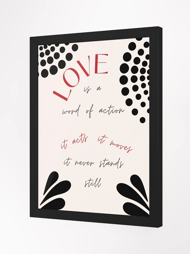 Dynamic Love Action Framed Poster product image (2)