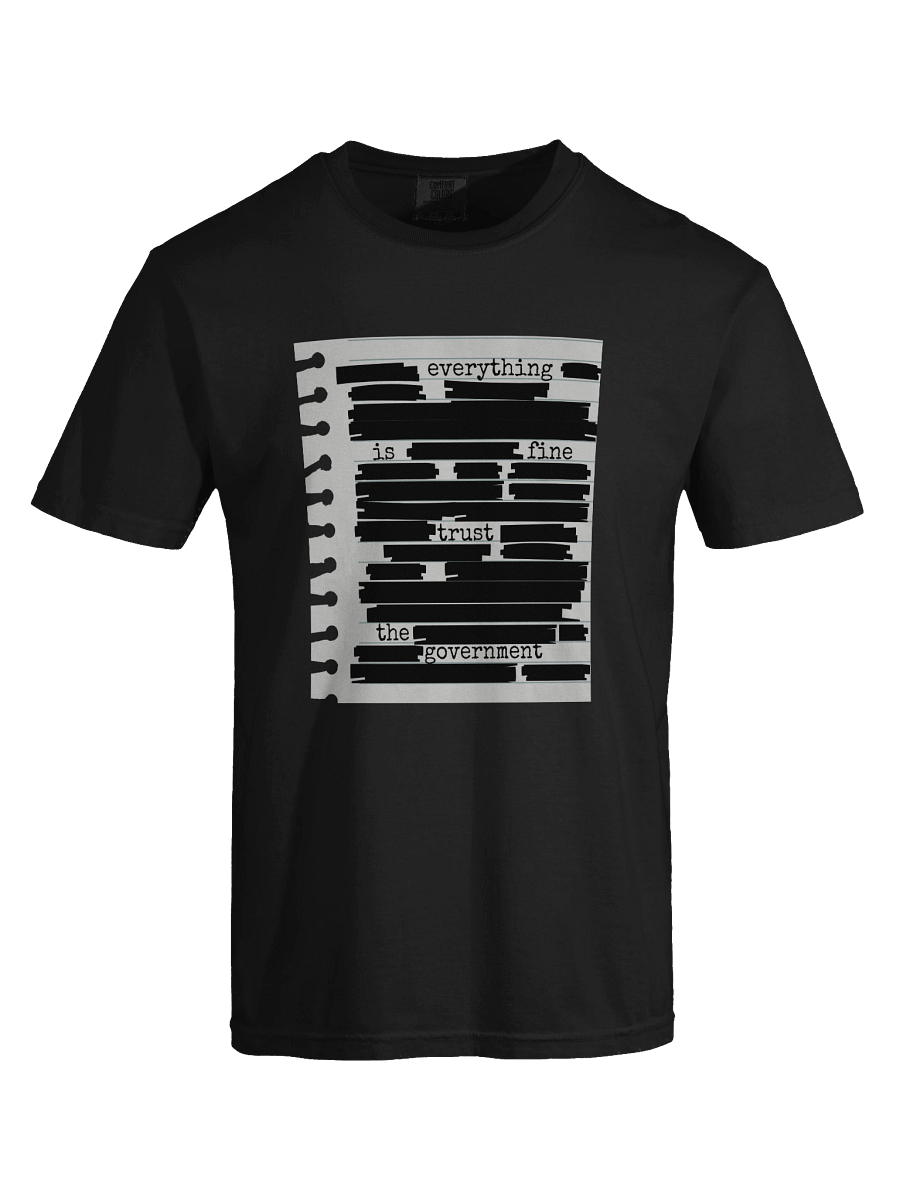 Men's Everything Is Fine...Trust The Government Tee product image (1)