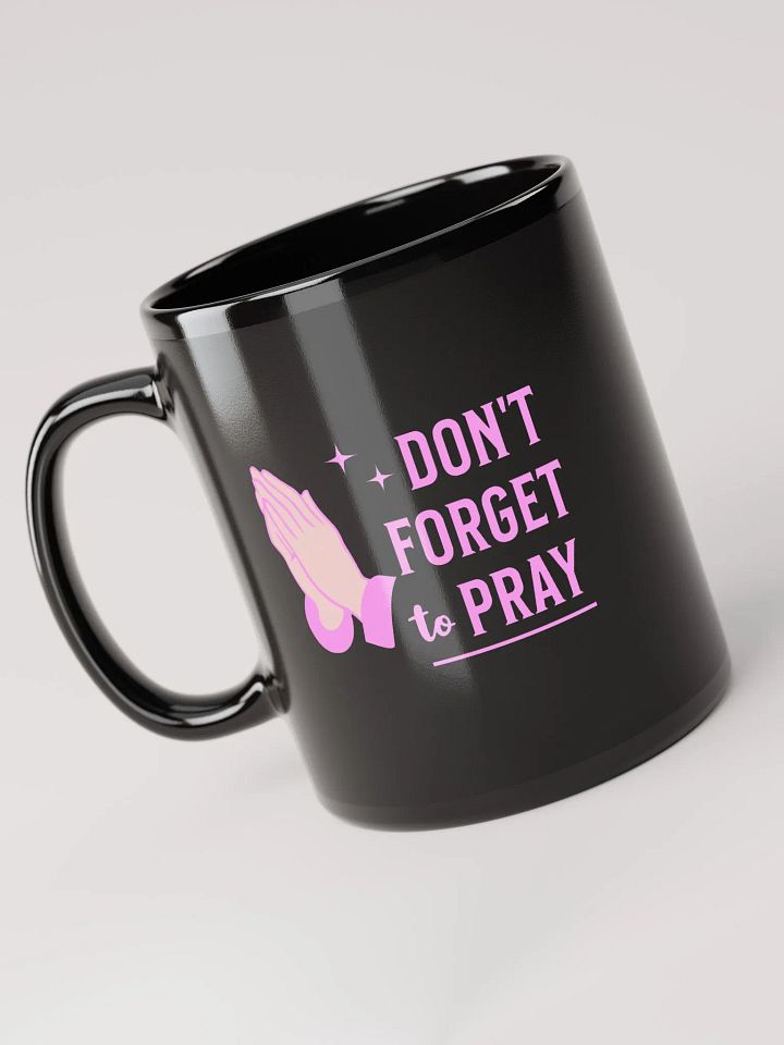 Sparkling Prayer Black Mug product image (1)