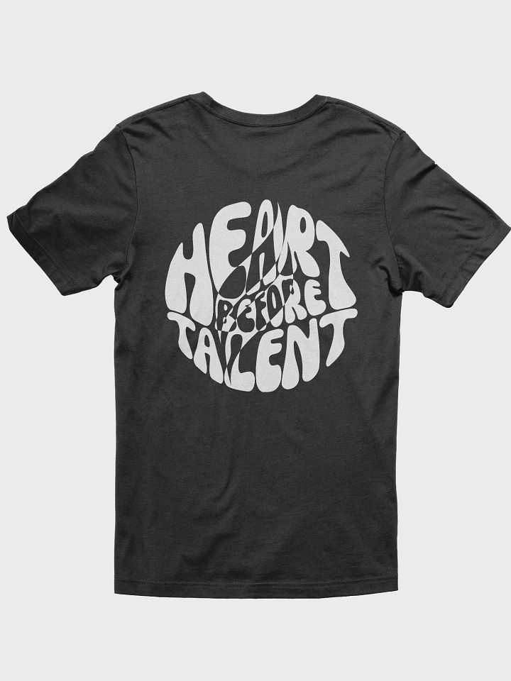 Heart Before Talent Tee | White product image (1)