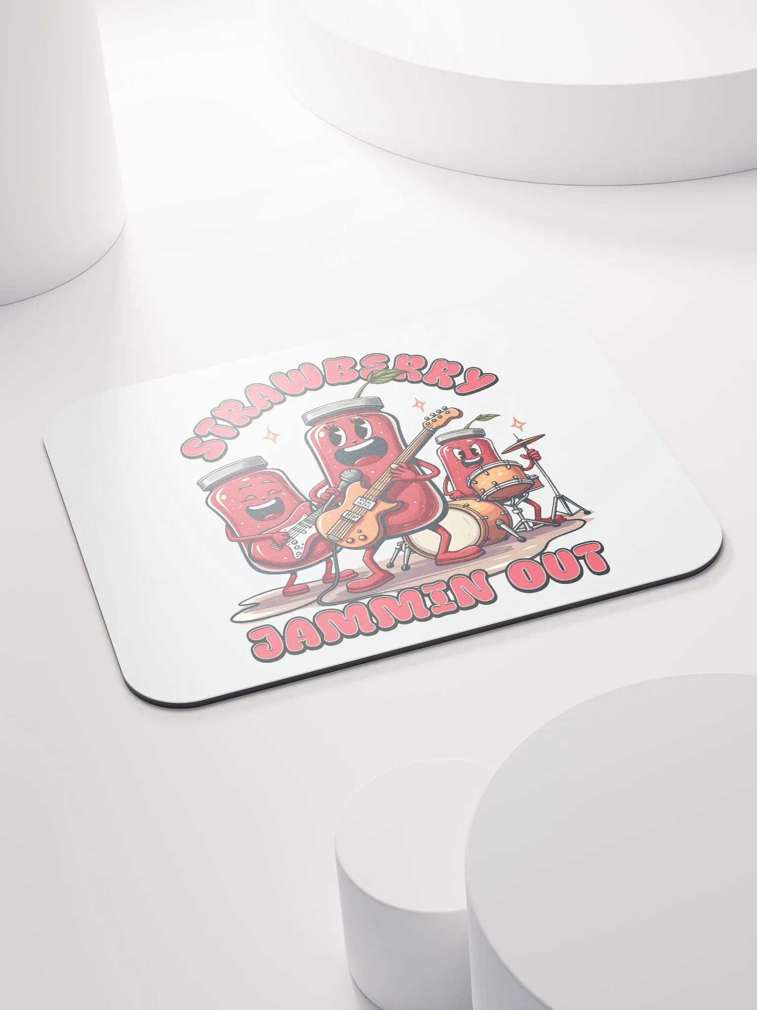 Strawberry Jammin Out Mouse Pad product image (4)