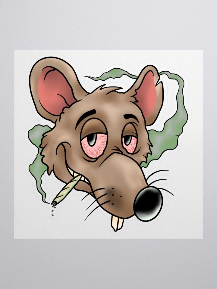 Medicated Rat Sticker product image (1)