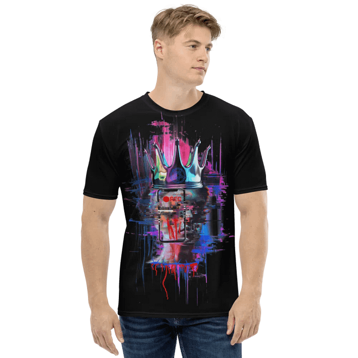 Glitch Cyber Queen Tshirt product image (1)