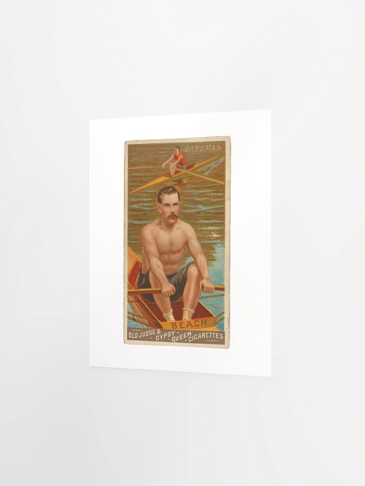 Beach, Oarsman, From The Goodwin Champion Series (1888) - Print product image (7)