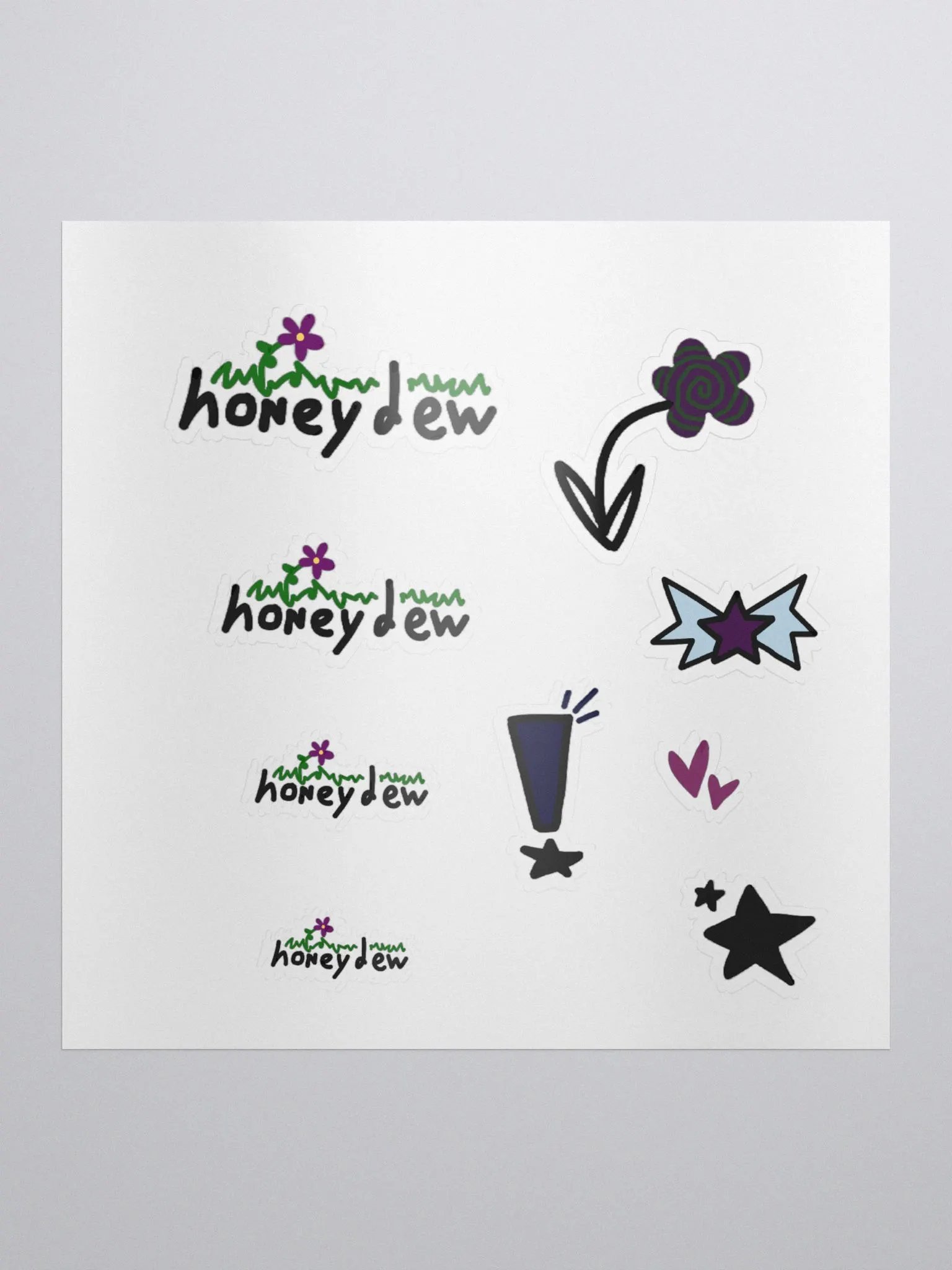 honeydew sticker set product image (1)