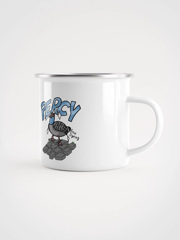 Percy the Pigeon Enamel Mug product image (2)