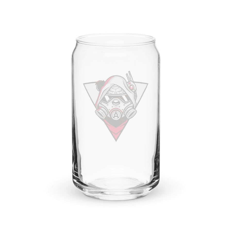 Futuristic Glass Can: Robo-Panda Edition product image (2)