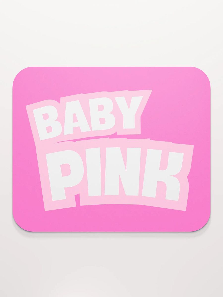 Baby Pink Mouse Pad product image (3)