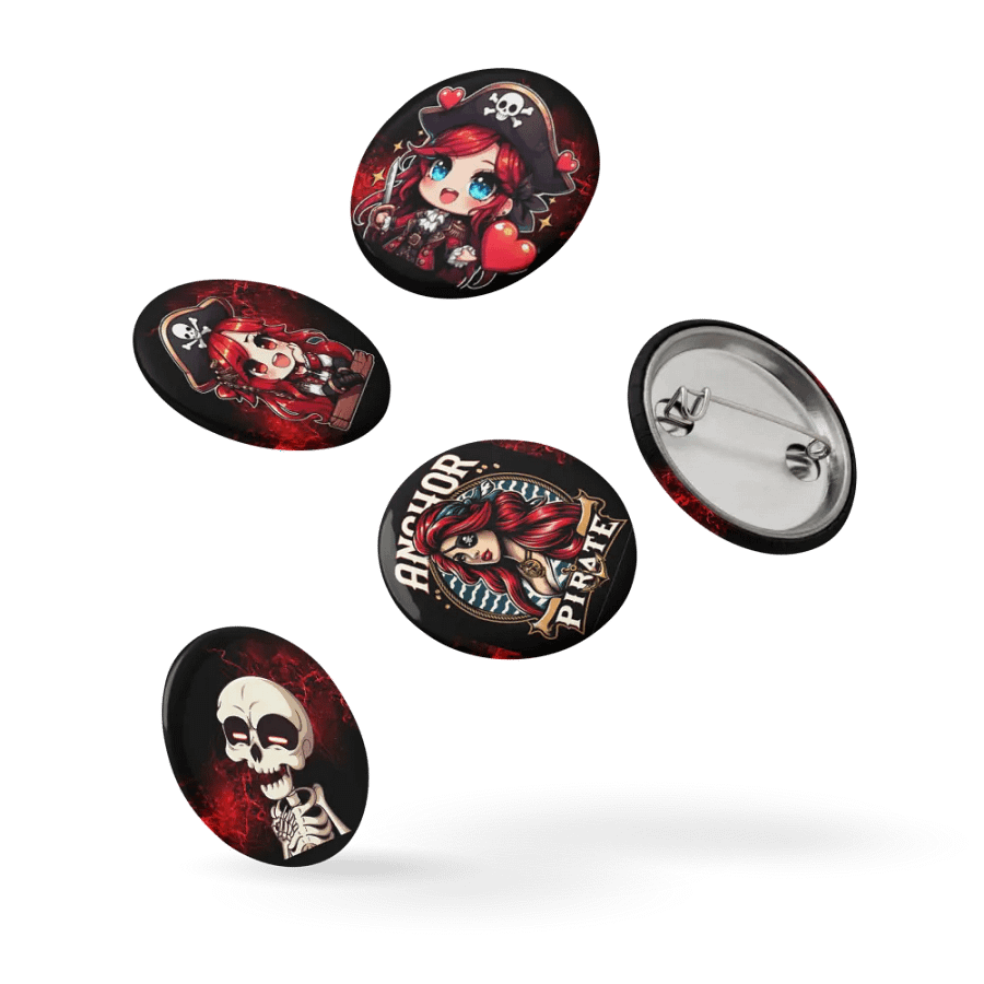 Anchor Pirate Pins set of 5 product image (6)